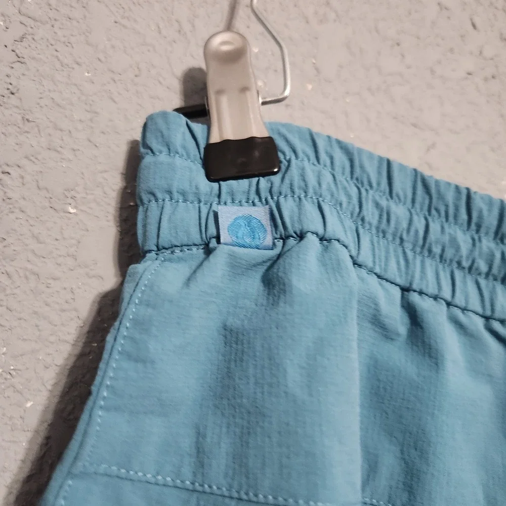 Lululemon BOWLINE Shorts 5" Men's Medium Teal Lightweight Stretch Athleisure - Picture 3 of 7